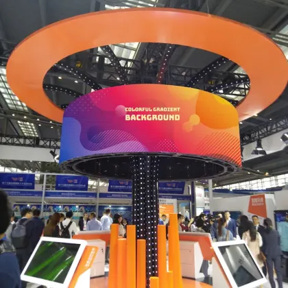 Indoor LED 3D Flexible OLED Screen Display for Advertising