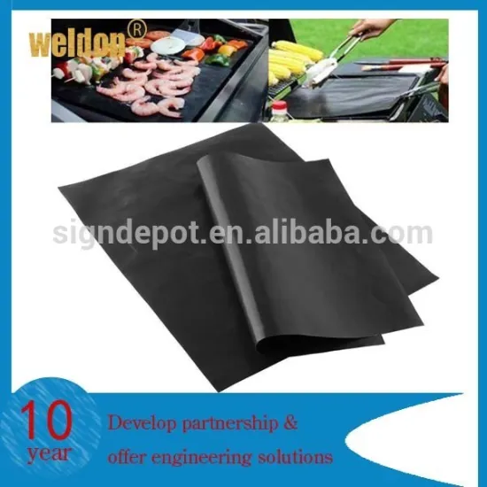 Mat accessory type and fiberglass + PTFE material PFOA-free BBQ grill mats