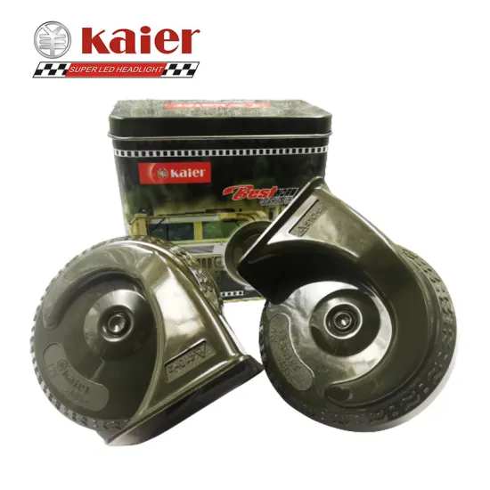 Kaier RTS 12V Waterproof Electric Car Horn, 118dB Dual Tone
