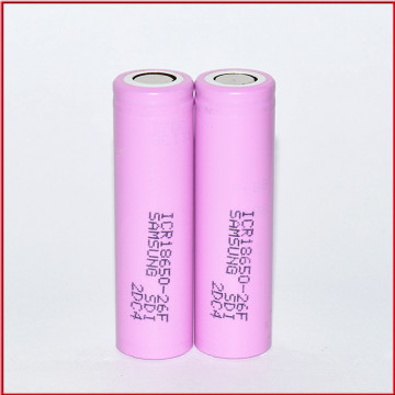 Dung lượng cao 18650 pin 2600mAh 3,7V để quét robot và máy bay không người lái