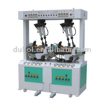 Auto-Locating Hydraulic Sole Attaching Machine