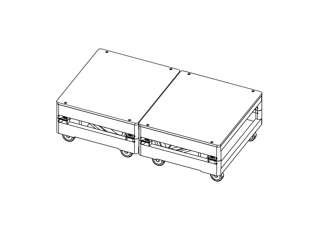 D&B Touring cart 4 x V8/V12