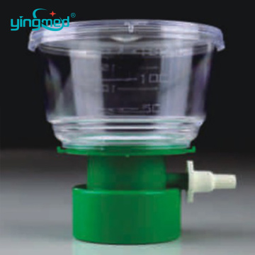 Filtro de garrafa de nylon em pvdf 500 ml para filtro de vácuo