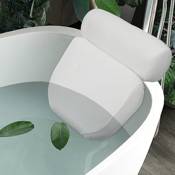 Bantal Mandi 3D Luxury Mew Luxury Non-Slip Spa