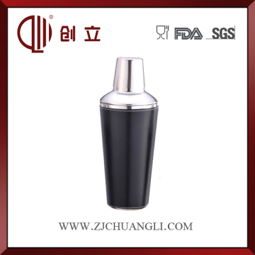 1000ml เชคเกอร์ค็อกเทลขนาดใหญ่กับหนังเคลือบ