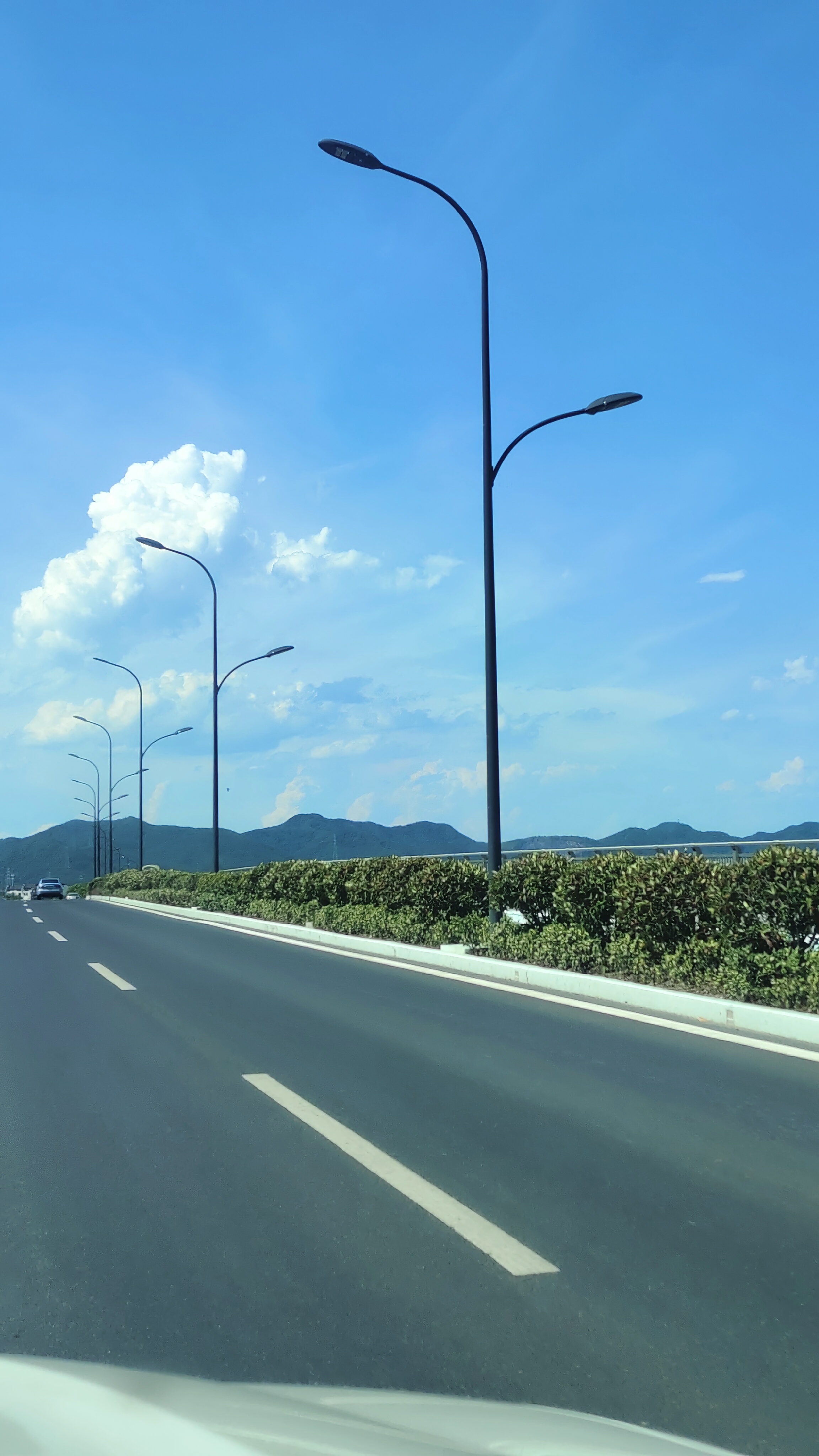 hot dip galvanized street light lamp poles