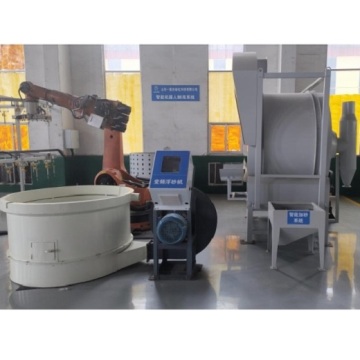 Six-axis casting shell making robot