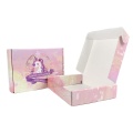 Color airplane box custom logo corrugated paper carton