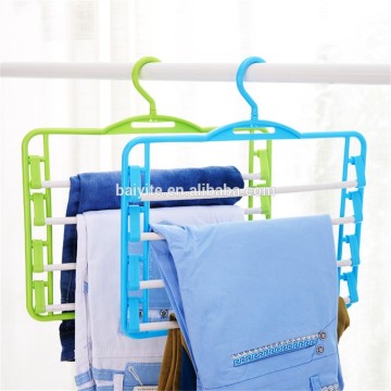 Hangers / Trouse hangers / Plastic trouse hanger/4 layers plastic trouse hanger
