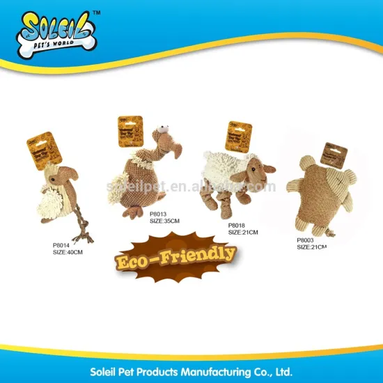 2015 Best Dog Squeaky Natural Dog Plush Toy