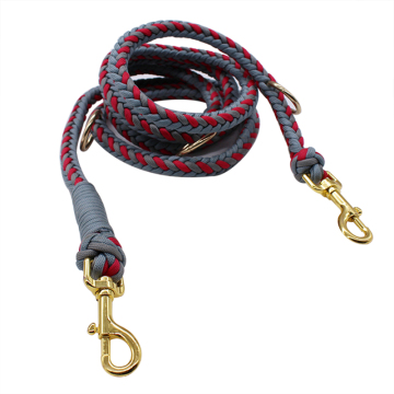 Adjustable Climbing Shoulder Paracord Dog Leash for Hands-Free Walking