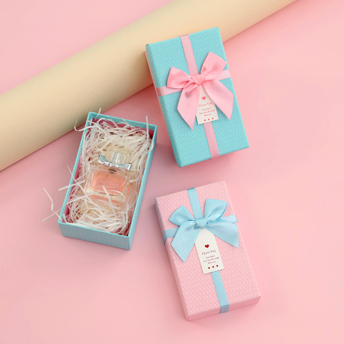 Custom Girls Jewelry Packaging Storage Box with Ribbon