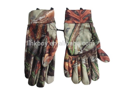 New product linkboy LBE037 silicone grill gloves outdoor waterproof breathable camouflage for hunting