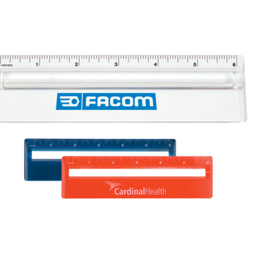 Custom Advertising Scale Ruler with Magnifying Lens (15cm x 30cm)