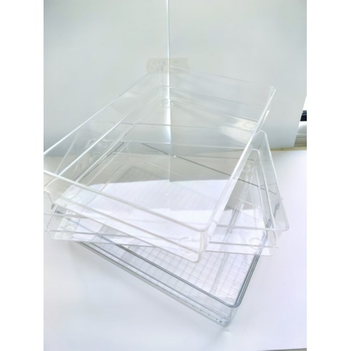 Transparent Plastic Drawer Storage Box Stackable