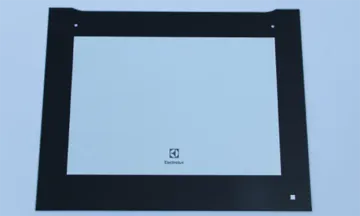 High Quality Black Silk Screen Tempered Glass