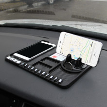 Multifunctional Car Anti-Slip Mat Auto Phone Holder Non Slip Sticky Anti Slide Dash Phone Mount Silicone Dashboard Car Pad Mat
