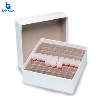 Cardboard Waterproof Cryoboxes for Cryo Vial Storage in Freezers