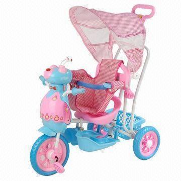 Tricycle Babies' Stroller, Easy to Carry, Various Designs Accept