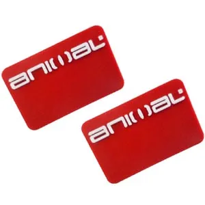 custom embossed brand rubber label for jeans