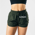 Short de gymnase des femmes en gros sur mesure sur mesure