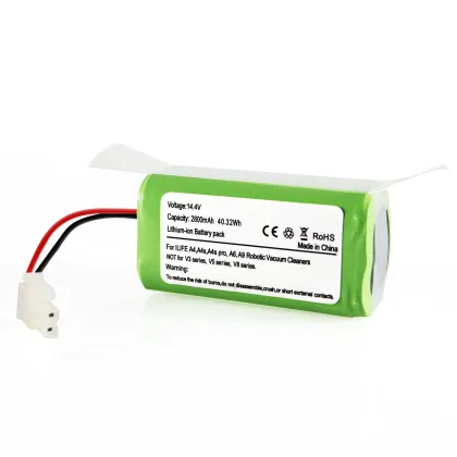 800mAh 14.4V Li-ion Battery for ILIFE A4S, A4S Pro, A6, A7, A9, V7s Plus Robot Vacuums