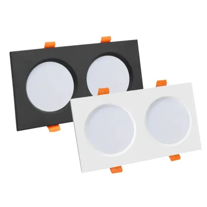 Aluminum Custom Double Head LED Downlight Fixture