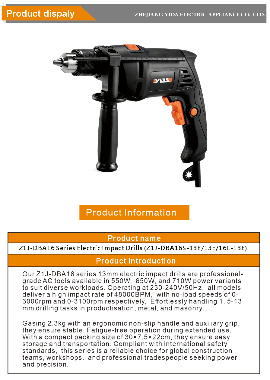 Anti Slip Handle Professional Drill