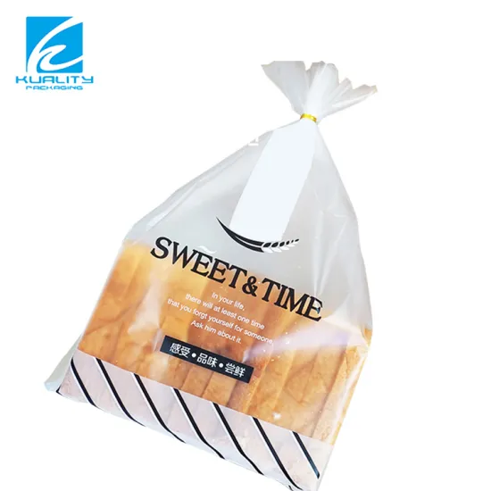 Arabic Bread Rolls Packaging Bag with Logo - Clear Plastic Bag on Roll
