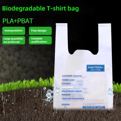Custom Logo Vest Shopping T - shirt Bags