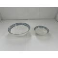 pink pattern ceramic bowl