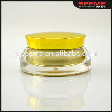 عينة سفر 30 جرام جرة 15G جرة مستحضرات مع غطاء شريحة