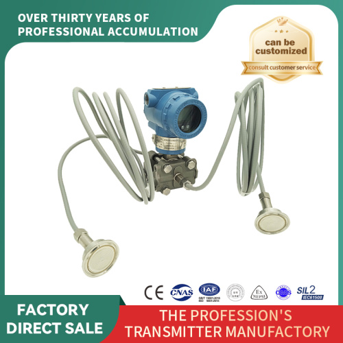 Monocrystalline silicon double chuck sanitary transmitter
