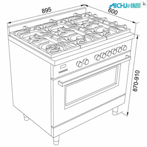 China Horno Empotrado 90 cm Franke 6 Quemador, Alta Calidad Horno Empotrado 90  cm Franke 6 Quemador en Bossgoo.com