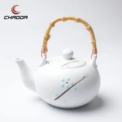Handmade Japanese Kung Fu Teapot Set - Eco-Friendly Ceramic Tea Pot