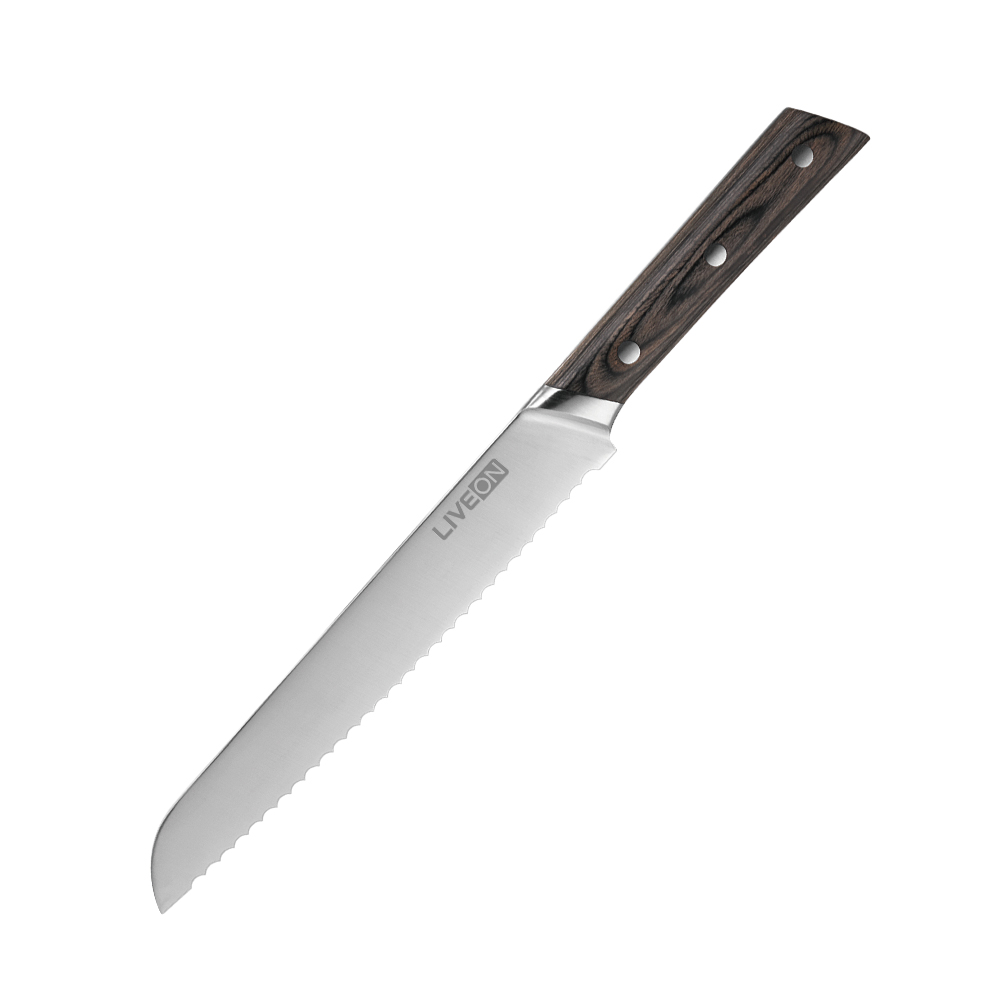 Cuchillo de pan de acero inoxidable de 8 &#39;&#39;