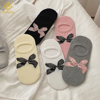 Korean version bow shallow mouth boat socks invisible socks