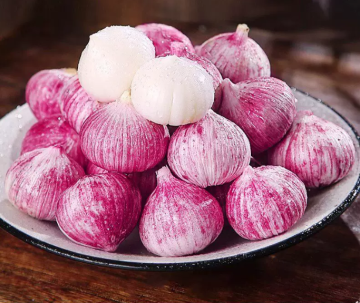 Yunnan Organic Dried Garlic Purple Skin Round Shape
