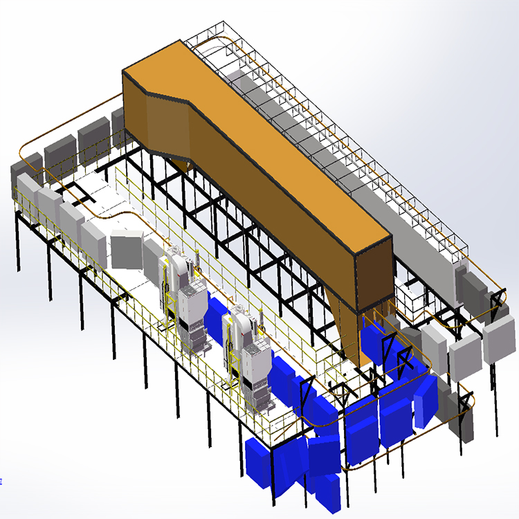 Metal powder coating machinery