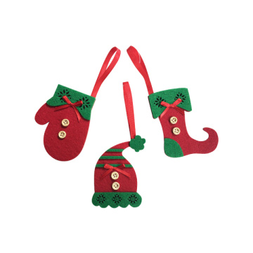 Christmas tree ornaments with magic elf theme