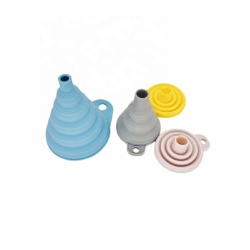 Medium Foldable Silicone Collapsible Funnel for Kitchen Accessories and Water Bottle Filling