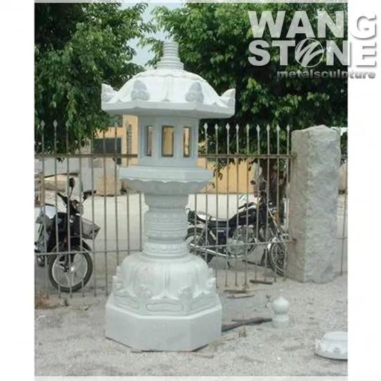 Large Deluxe Carving Granite Garden Stone Lantern Craft