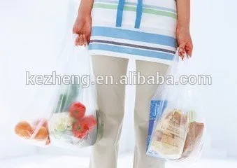 printed plastic shopping bag