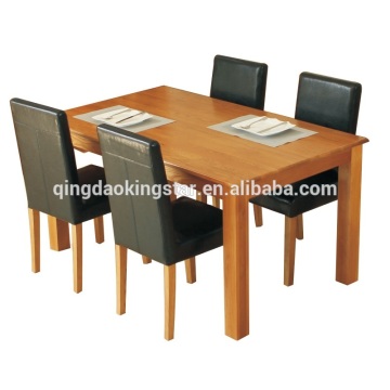 modern wooden dining set