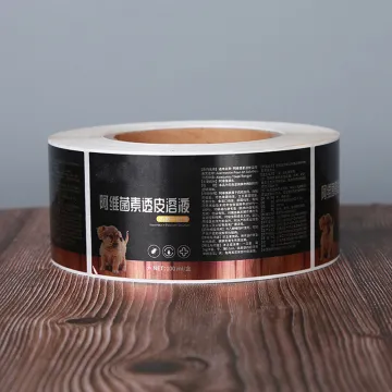 health care product packaging label