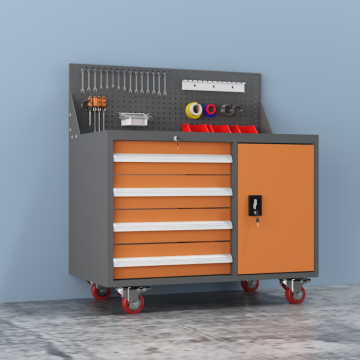 Steel Tool Cart: New Professional Workshop Tool Cabinet Trolley
