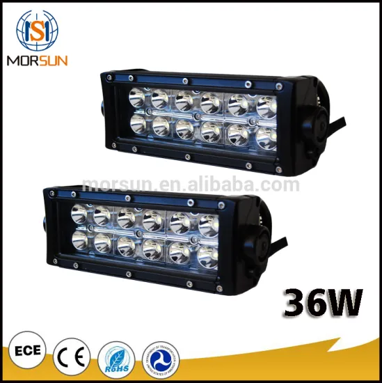 4x4 offroad led light bar 7.5" Led Light Bar 36w jeep led light bar