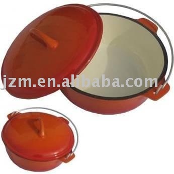 Cast Iron Enamel Frypan