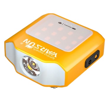 WARSUN CL1300 ABS PC Plastic Light Cup with Built-in Battery, Emitting 5000 Lumen, IP55 Rating, Features TYPE-C Charging and Multiple Light Sources - Headlamp
