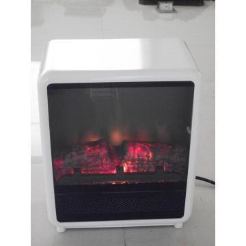 CSA  Approved 13\" Electric Stoves Mini Cube White Electric Fireplaces